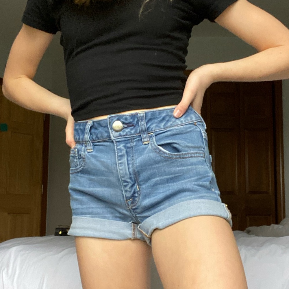 american eagle jean shorts